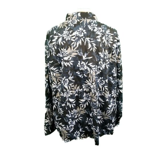 Angelo Litrico 4XL Blue Floral Regular Fit 100% Cotton Made in Italy - Picture 4 of 6